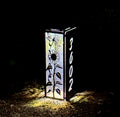 24” Solar Light Pillar with Address